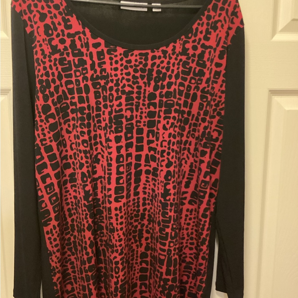 Two color blouse